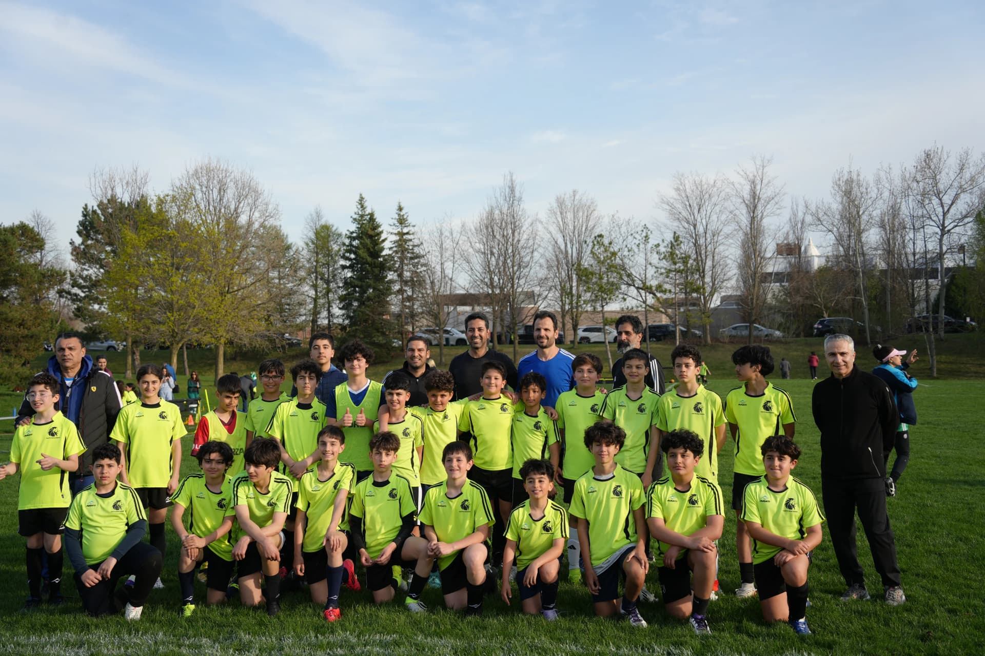 Excel Pro U9-U12 players training in Markham