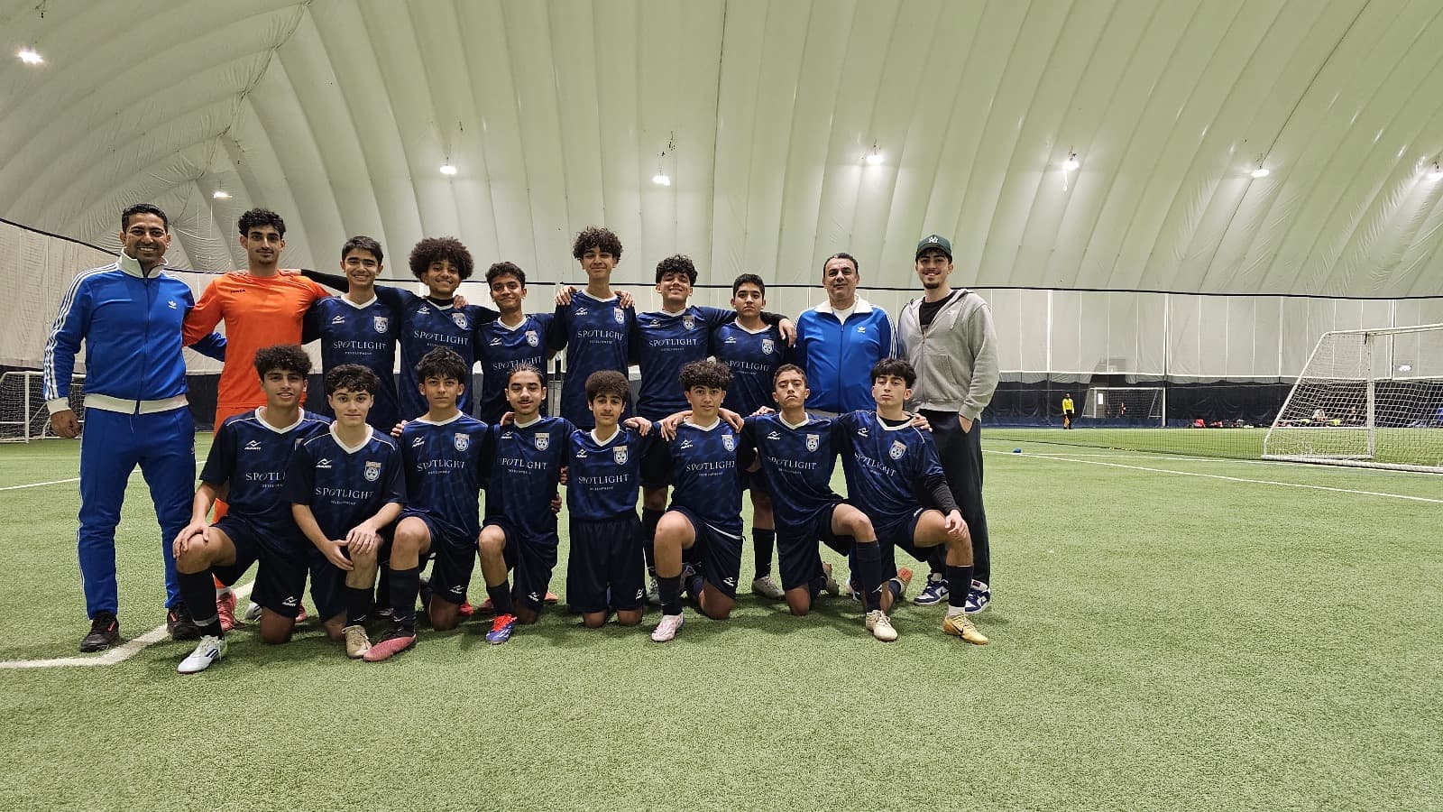 Excel Pro U13-U14 players training in Markham