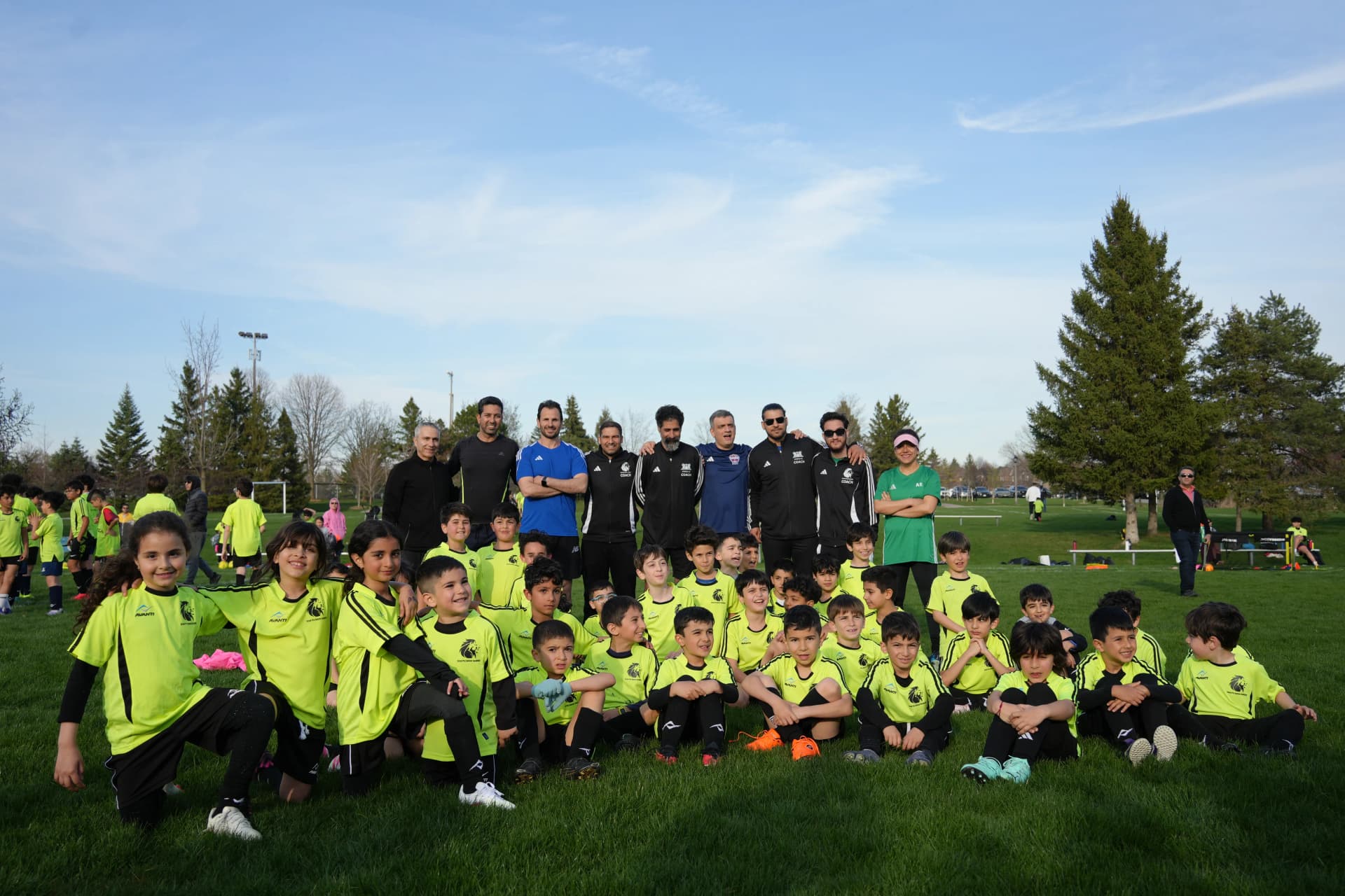 Excel Pro U5-U8 players training in Markham